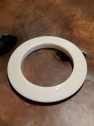 Vintage Jewelry Carved Bakelite Bangle off White BRACELET | eBay