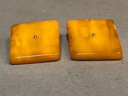 NATURAL ANTIQUE YELLOW BUTTERSCOTCH BALTIC AMBER CUFFLINKS 10,3 gr | eBay