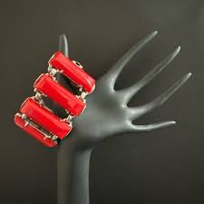 Vintage Victorian Revival Thermoset Bracelet, Mid Century Molded Plastic Bracelet,grey Thermoset Plastic Faux Pearl Bracelet,vintage Jewelry - Etsy