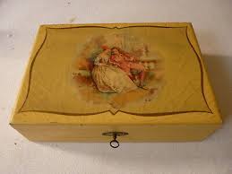 Beautiful vintage French wooden stationary box, early 20thC copy of 18thC. | eBay