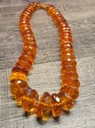 Kurpie, amber necklace, .925 gold coated – Sukhmani Designs