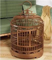 Large Decorative Bird Cage - Round Plastic Ornamental Bird ...