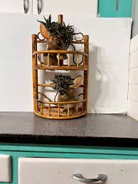 Vintage Bamboo Bentwood Shelf Wall Shelf Rattan Wicker Shelf ...