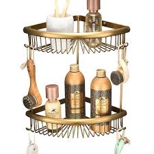 Amazon.com: ZJHFFFG 2 Tier Shower Baskets Rust Free Bathroom ...