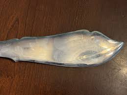 VINTAGE SILVER PLATE & ANTLER FISH SERVING SET WITH BOX | eBay