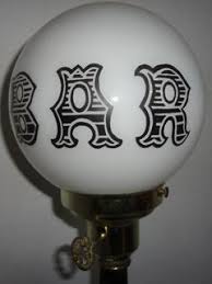 Vintage Charlie Chaplin Style Ceramic "Bar" Lamp, Works Has ...