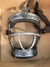 Vintage Baseball Platform Catchers Mask Metal / Leather 1960s Sports collectible | eBay