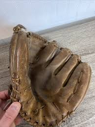 VINTAGE RAWLINGS XPG 10 EDDIE MATTHEWS PERSONAL MODEL WELL USED BASEBALL GLOVE | eBay