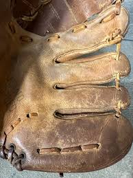 Vintage Monroe K-2500 50's 60's Hand Formed Leather Brown 12” Baseball Glove | SidelineSwap | Buy and Sell on SidelineSwap