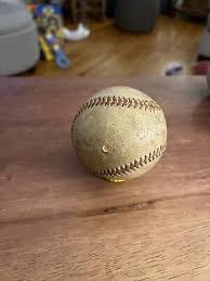 1930 Knightdale HS NC Game Used Baseball Rawlings Official ...