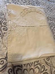 White Battenburg Style Lace Tablecloth 96” X 63” China ...