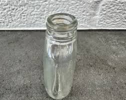 Mini Early 1900s Clear Glass Bottle UGB 3 - Etsy