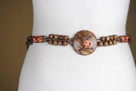 Macrame Coconut Shell Belt: Handmade Boho Wooden Bead ...