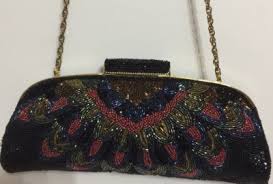 Chris Karch CKC Rare Hand Made Beaded Multi Color Handbag | eBay UK