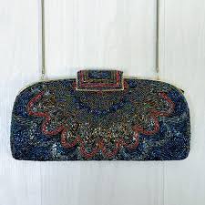 Bolso de mano vintage boho con cuentas - Etsy España