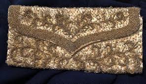 Sas By Debbie Vintage Embroidered Beaded Purse Evening Bag Handmade in Hong Kong | eBay UK