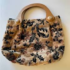 Bags | Vintage Chenille Purse | Poshmark