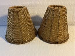 Vintage Beaded Glass Lamp Shades | eBay