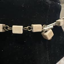 Vintage Japan Floral Ceramic Tube Bead Choker Necklace Multicolored | eBay