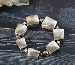 Vintage Mens Modern Icelandic Handmade Brutalist Cube Sterling Bracelet Jens? 9 5/8" L - Etsy Canada