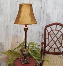 Lamp Vintage Candlestick Lamp Bronze Lamp Silver Candlestick ...