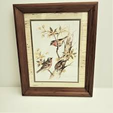Birds in Tree Signed/Matted Framed Print Paul Whitney Hunter-16 X 13 1/4" | eBay