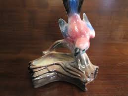 Bird Sitting on Log Planter, USA Pottery Number 413. (3268 ...