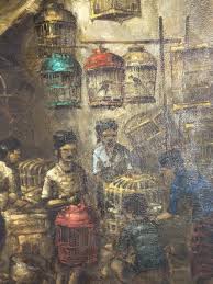 Chinese Nanyang School Original Oil Painting c 1950/60 ...