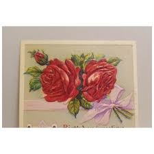 2 Early 20th century birthday postcards. For Sale at Ruby Lane