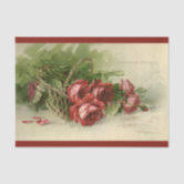 Vintage Floral Rose Flowers Tissue Paper | Zazzle