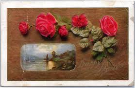 Happy Hours - flowers with harbor and lighthouse scene - The Gayraj