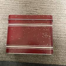 Retired Stampin' Up! DISTRESSED RED CARD TIN - NIB ...