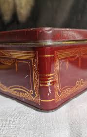 Antique Tin Can Caiffa Biscuiterie From France Shabby ...