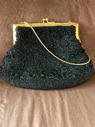 Vintage Hand Beaded Tilly Clutch Purse | eBay