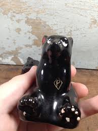 Vintage Black Bear Salt & Pepper Shaker Set Rustic Cabin Man Cave Camping Decor | eBay