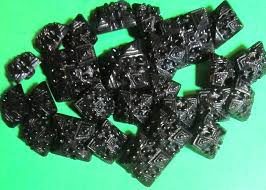 26) 1/2"-5/8"-7/8" SQUARE DECORATIVE BLACK PLASTIC SHANK CRAFT BUTTONS-S49 | eBay