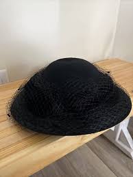 Nordstrom Made In Italy Black Hat - 100% Rabbit Hair | eBay