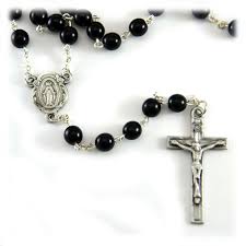 Black Bead Rosary | St. Patrick's Guild