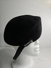 Vintage Gene Doris New York Black Wool Hat Made In Italy | eBay