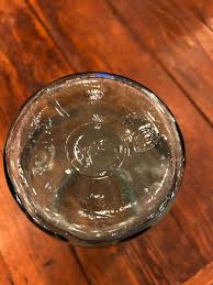 VINTAGE ANTIQUE 1896-1910 BLUE GLASS BALL QUART | eBay