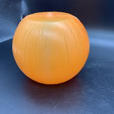 Halloween VTG Blow mold Jack O Lantern Orange/black | eBay