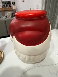 Vintage HTF Plastic Santa Cookie Jar - Etsy