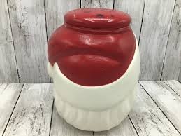 Vintage Santa Blow Mold Cookie Jar With Lid, Vintage Santa ...