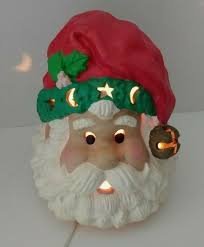 Vintage Light Up Santa Head Matrix Industries 1997 | eBay
