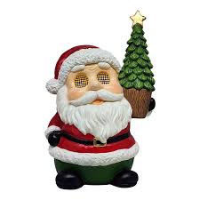 Jolly Santa with Moving Eyes and Christmas Tree – The ...