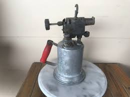 Vintage C and L Steel Blow Torch Red Handle, 158A Clayton ...