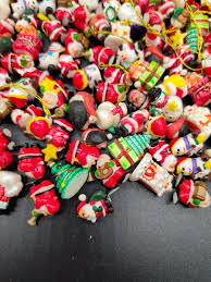 10PCS Random DIFFERENT Santa Claus Snowman 2CM Mini Figure ...