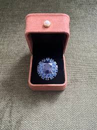 Bochic “Orient” Natural Blue MUlti Sapphire Set In 18K White ...