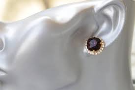 BURGUNDY EARRINGS| Rebekajewelry
