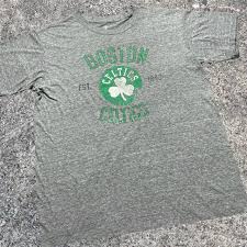 Modern NBA Fanatics Tag Boston Celtics Logo... | Depop